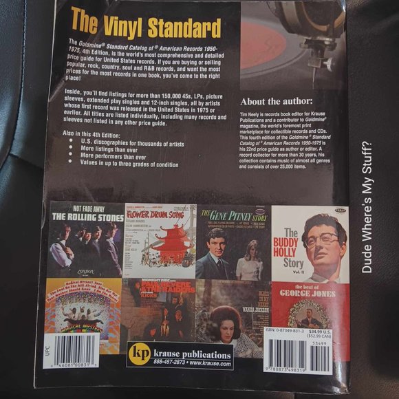 BOOK STANDARD CATALOG OF AMERICAN RECORDS 1950-1975 - 1,376 Pgs - 2004 soft cov - Picture 10 of 10